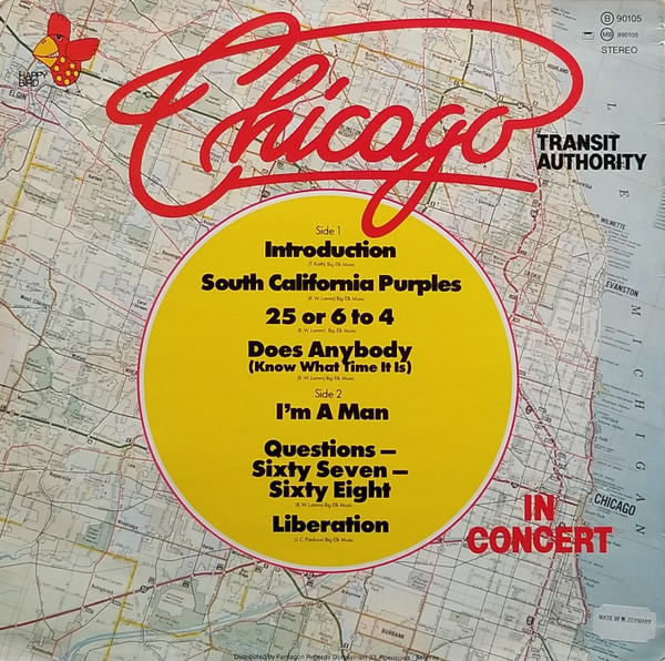 Chicago (2) - Live In Concert tweedehands rock LP bij Run4Records