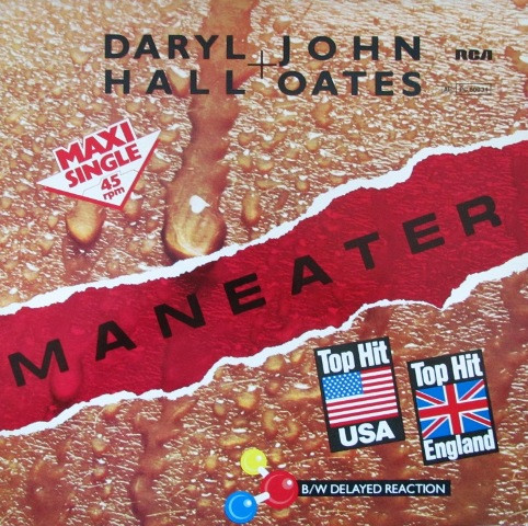 Daryl Hall & John Oates - Maneater tweedehands rock LP bij Run4Records