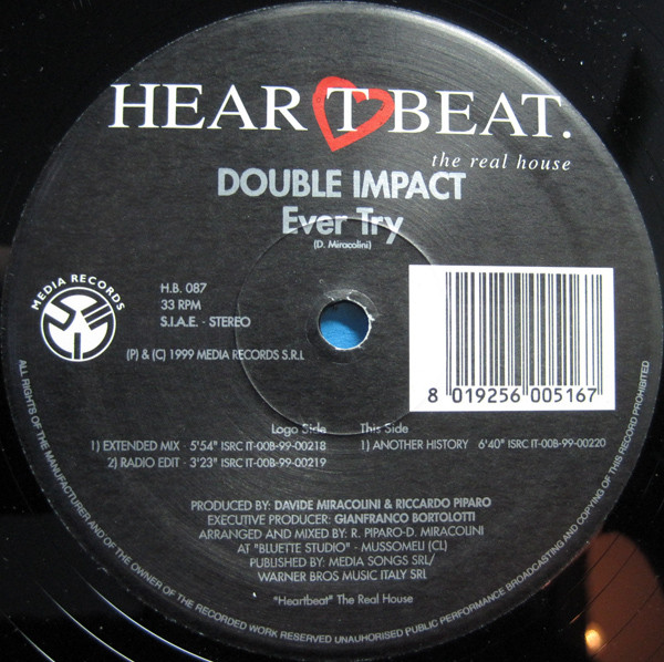 Double Impact (7) - Ever Try tweedehands house LP bij Run4Records