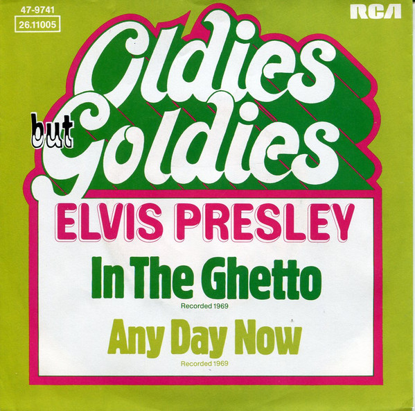 Elvis Presley - In The Ghetto tweedehands 7 inch LP bij Run4Records