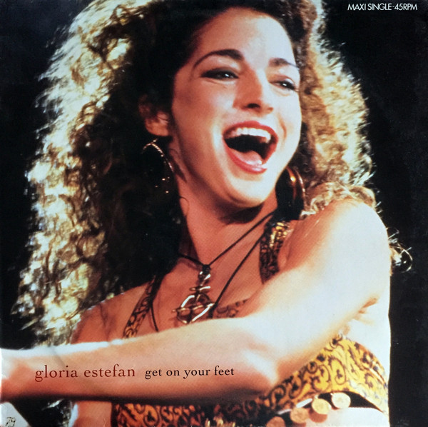 Gloria Estefan - Get On Your Feet tweedehands 12 inch LP bij Run4Records