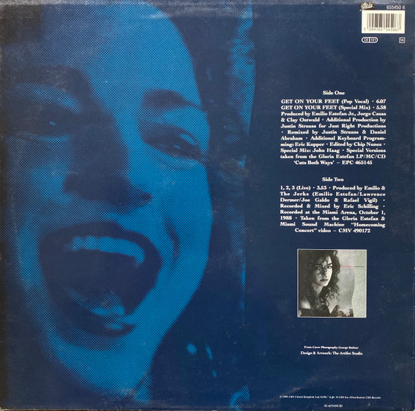 Gloria Estefan - Get On Your Feet tweedehands 12 inch LP bij Run4Records