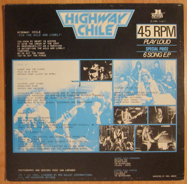 Highway Chile - For The Wild And Lonely tweedehands rock LP bij Run4Records
