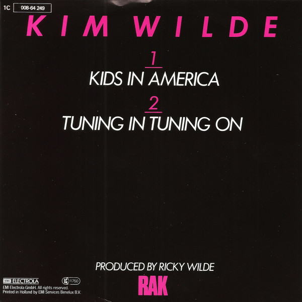 Kim Wilde - Kids In America tweedehands 7 inch LP bij Run4Records