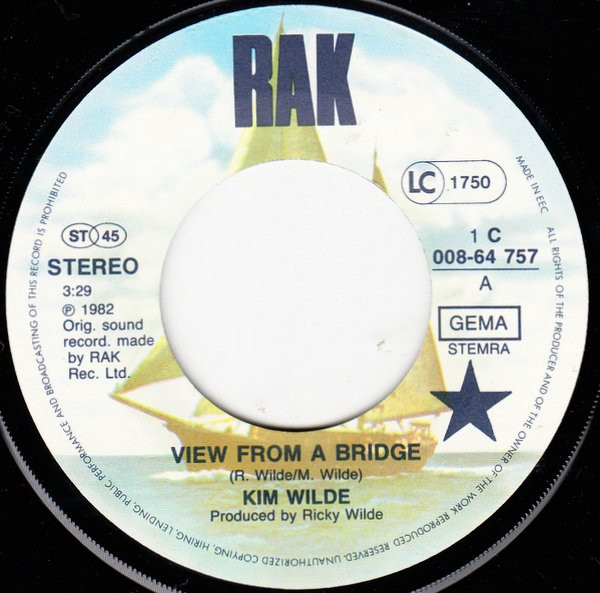 Kim Wilde - View From A Bridge tweedehands 7 inch LP bij Run4Records