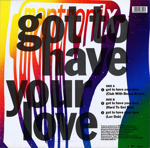 Mantronix, Wondress Hutchinson - Got To Have Your Love tweedehands house LP bij Run4Records