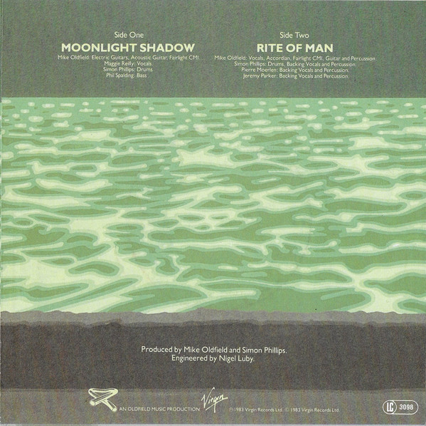 Mike Oldfield - Moonlight Shadow tweedehands 7 inch LP bij Run4Records