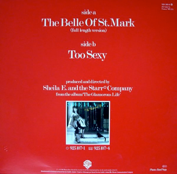 Sheila E. - The Belle Of St. Mark tweedehands soul LP bij Run4Records