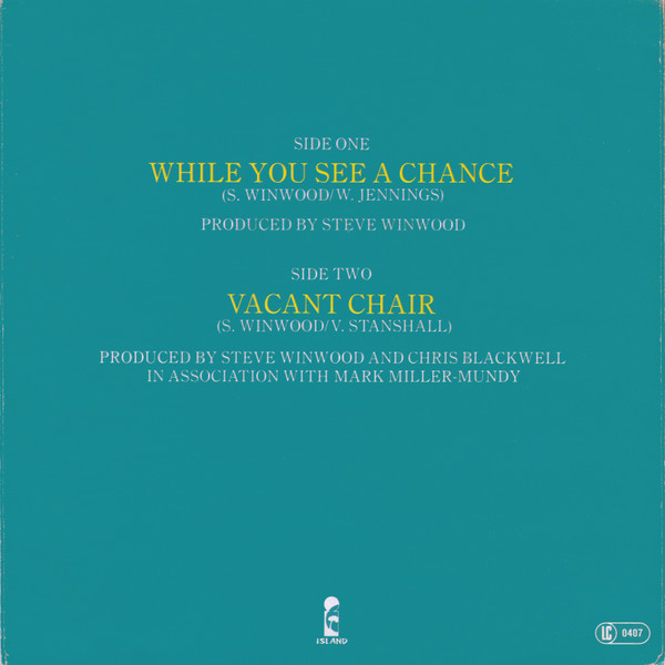 Steve Winwood - While You See A Chance tweedehands 7 inch LP bij Run4Records