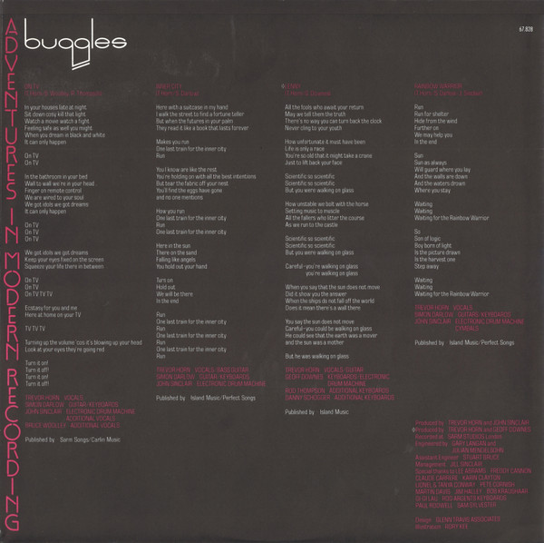 The Buggles - Adventures In Modern Recording tweedehands pop LP bij Run4Records