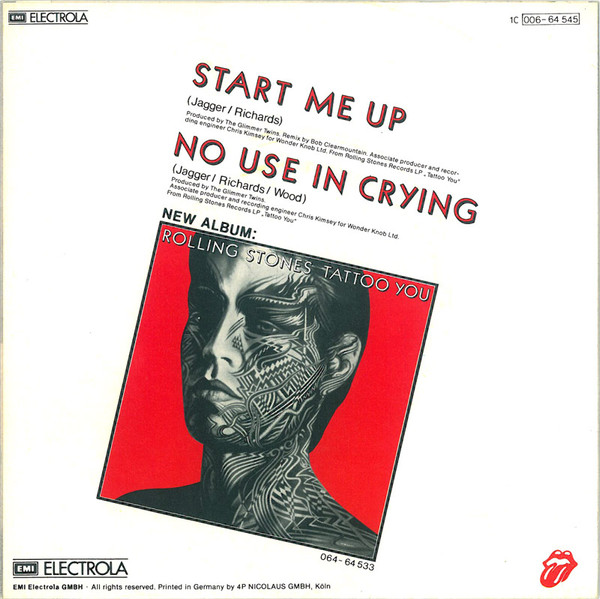 The Rolling Stones - Start Me Up tweedehands 7 inch LP bij Run4Records