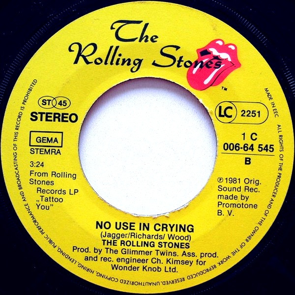 The Rolling Stones - Start Me Up tweedehands 7 inch LP bij Run4Records