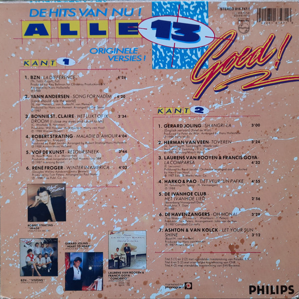 Various - Alle 13 Goed! - De Hits Van Nu! tweedehands verzamel LP bij Run4Records