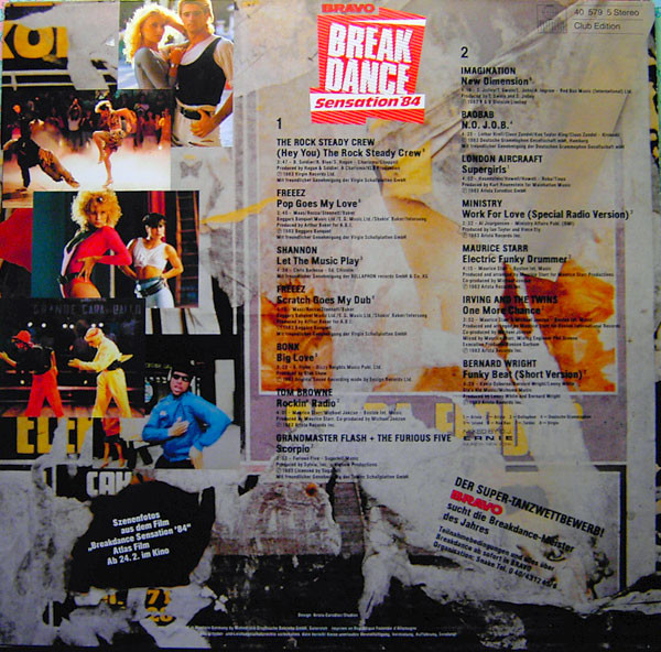 Various - Breakdance Sensation '84 tweedehands verzamel LP bij Run4Records