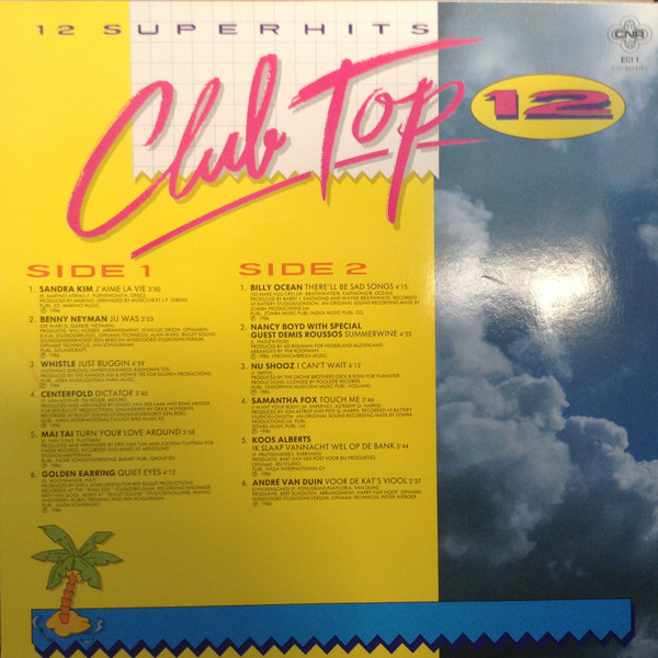 Various - Club Top 12 86-4 tweedehands verzamel LP bij Run4Records
