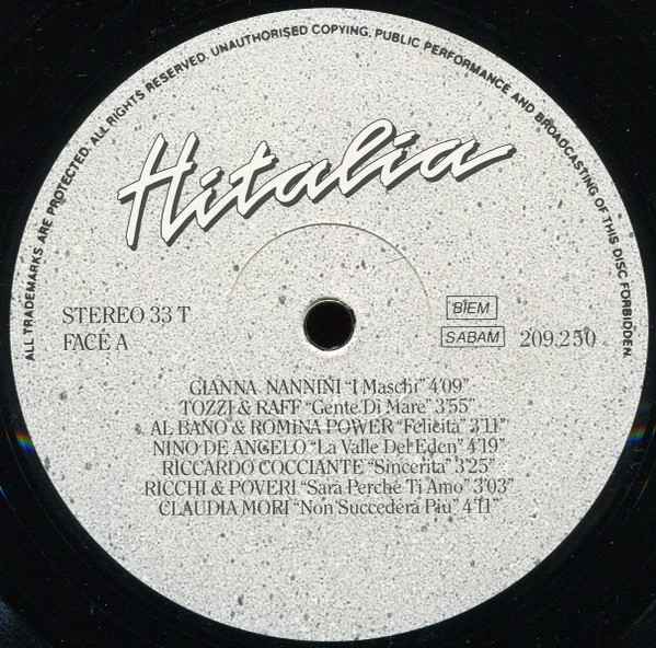 Various - Hitalia tweedehands verzamel LP bij Run4Records