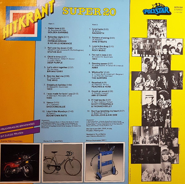 Various - Hitkrant Super 20 tweedehands verzamel LP bij Run4Records