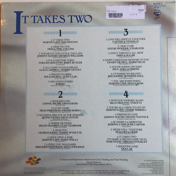 Various - It Takes Two (28 Songs Of Love For Two) tweedehands verzamel LP bij Run4Records