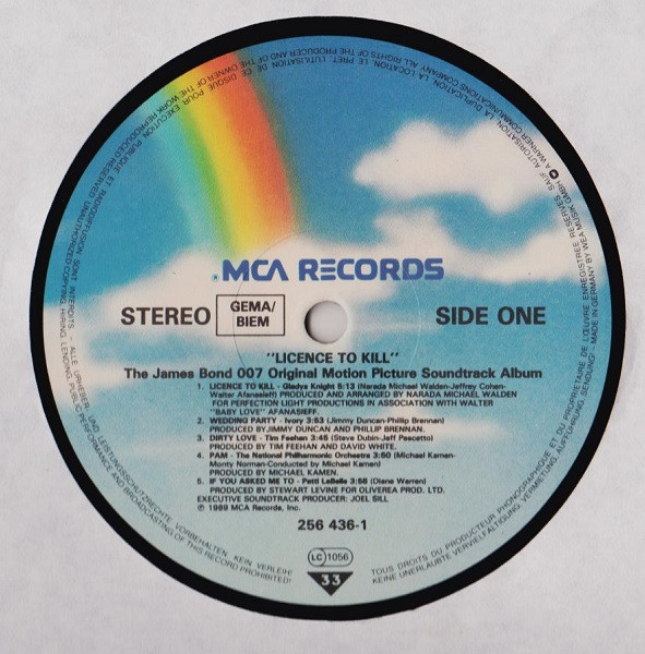 Various - Licence To Kill (The James Bond 007 Original Motion Picture Soundtrack Album) tweedehands film/tv LP bij Run4Records