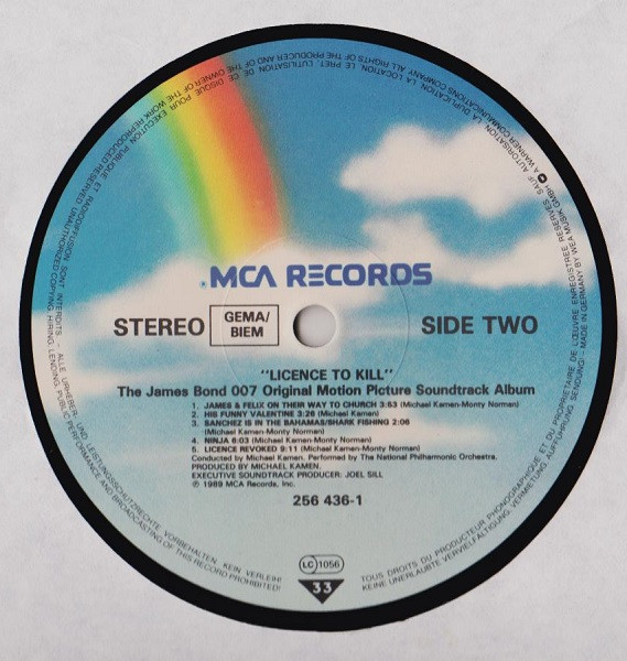 Various - Licence To Kill (The James Bond 007 Original Motion Picture Soundtrack Album) tweedehands film/tv LP bij Run4Records