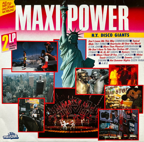 Various - Maxi Power - N.Y. Disco Giants tweedehands disco LP bij Run4Records