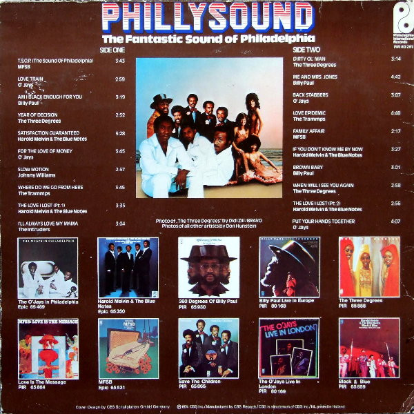 Various - Phillysound (The Fantastic Sound Of Philadelphia) tweedehands verzamel LP bij Run4Records
