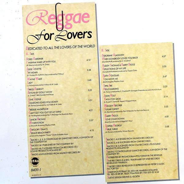 Various - Reggae For Lovers tweedehands verzamel LP bij Run4Records