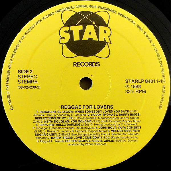 Various - Reggae For Lovers tweedehands verzamel LP bij Run4Records