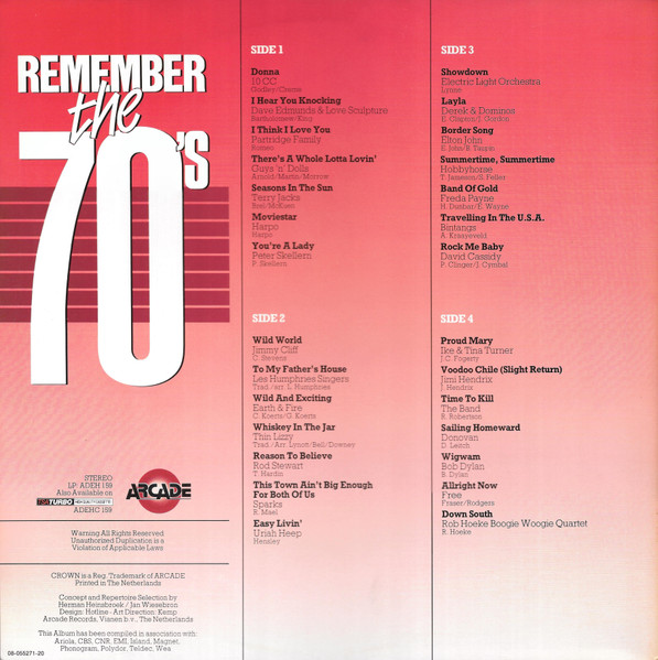 Various - Remember The 70's Volume 5 tweedehands verzamel LP bij Run4Records