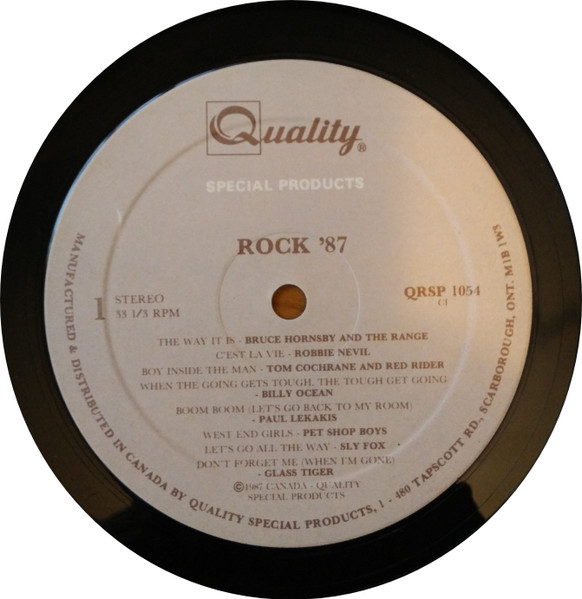 Various - Rock 87 tweedehands verzamel LP bij Run4Records