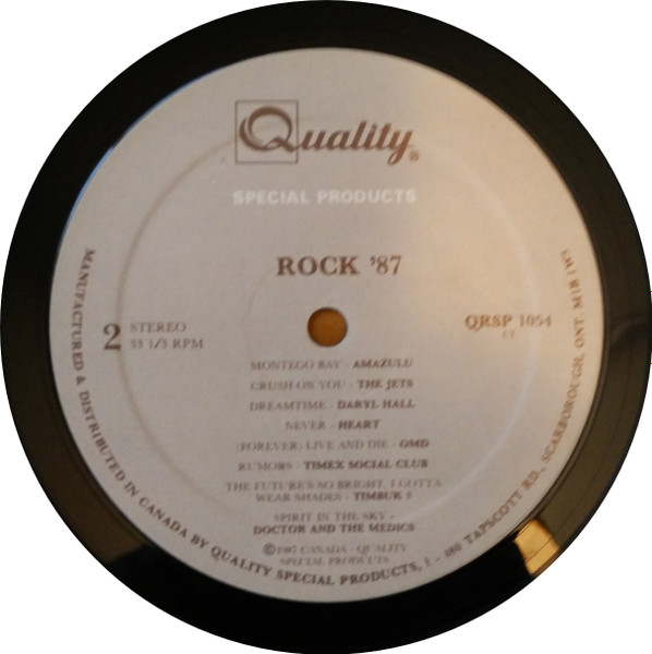 Various - Rock 87 tweedehands verzamel LP bij Run4Records