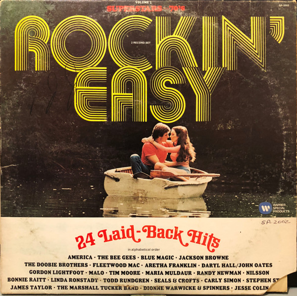 Various - Rockin' Easy - 24 Laid-Back Hits tweedehands verzamel LP bij Run4Records