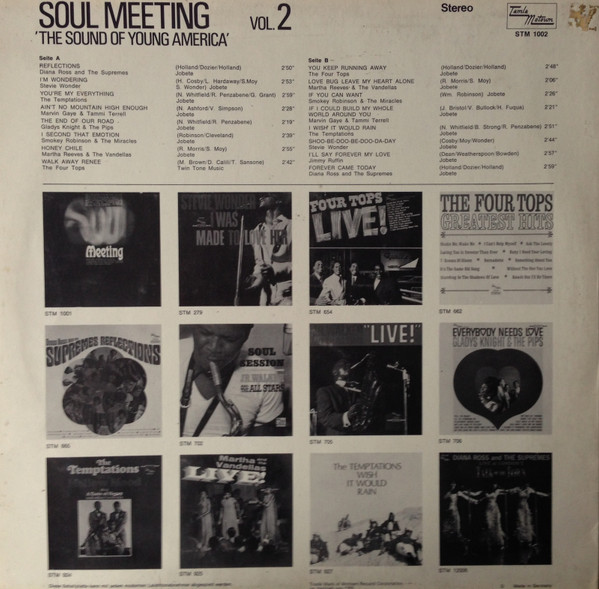 Various - Soul Meeting Vol. II (The Sound Of Young America) tweedehands verzamel LP bij Run4Records