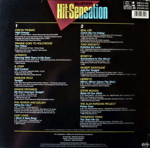 Various - Super Hit-Sensation tweedehands verzamel LP bij Run4Records