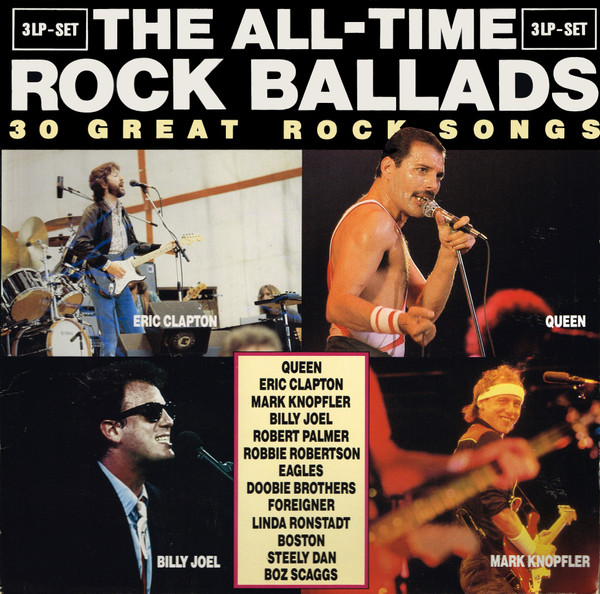 Various - The All-Time Rock Ballads 30 Great Rock Songs tweedehands verzamel LP bij Run4Records