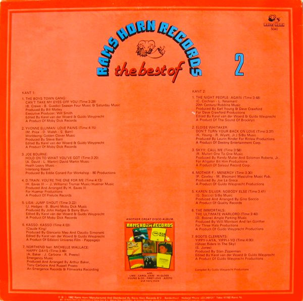 Various - The Best Of Rams Horn Records 2 tweedehands verzamel LP bij Run4Records