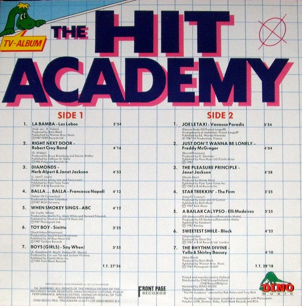 Various - The Hit Academy Volume 1 tweedehands verzamel LP bij Run4Records