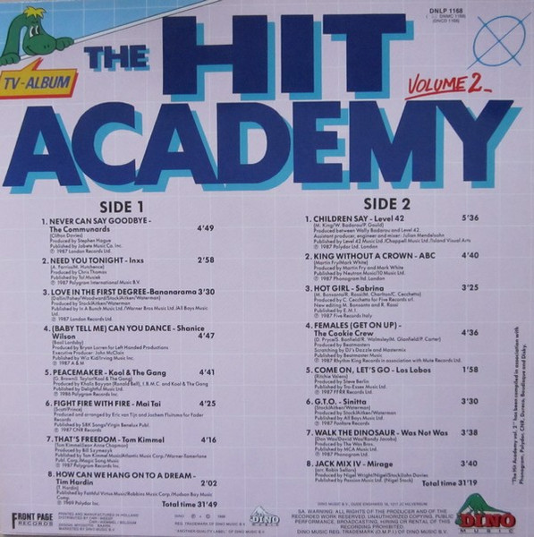 Various - The Hit Academy Volume 2 tweedehands verzamel LP bij Run4Records