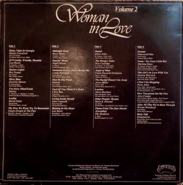 Various - Woman In Love Volume 2 tweedehands verzamel LP bij Run4Records
