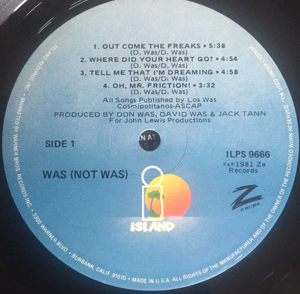 Was (Not Was) - Was (Not Was) tweedehands disco LP bij Run4Records