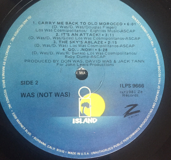 Was (Not Was) - Was (Not Was) tweedehands disco LP bij Run4Records