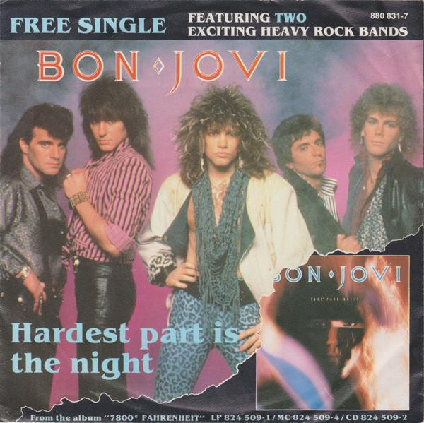 Bon Jovi, TNT (15) - Hardest Part Is The Night / Seven Seas tweedehands 7 inch LP bij Run4Records
