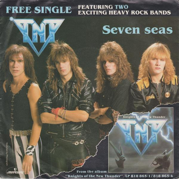 Bon Jovi, TNT (15) - Hardest Part Is The Night / Seven Seas tweedehands 7 inch LP bij Run4Records