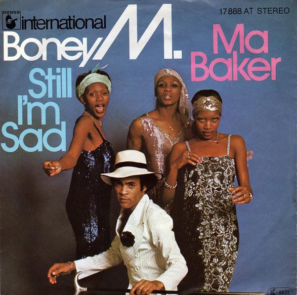 Boney M. - Ma Baker / Still I'm Sad tweedehands 7 inch LP bij Run4Records