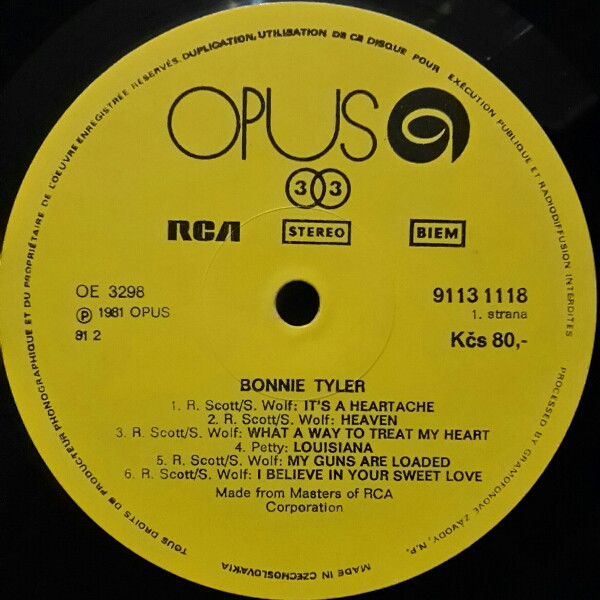 Bonnie Tyler - Diamond Cut tweedehands pop LP bij Run4Records