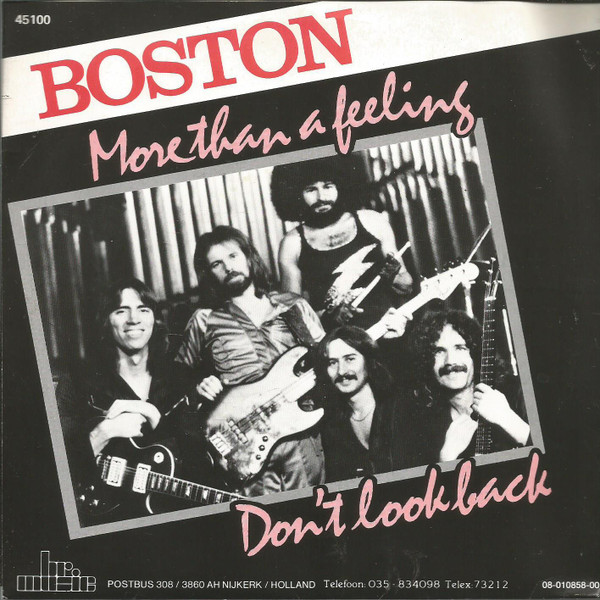Boston - More Than A Feeling / Don't Look Back tweedehands 7 inch LP bij Run4Records