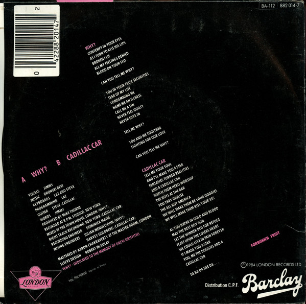 Bronski Beat - Why? tweedehands 7 inch LP bij Run4Records