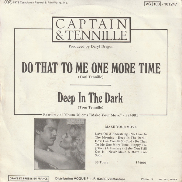 Captain And Tennille - Do That To Me One More Time tweedehands 7 inch LP bij Run4Records