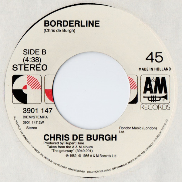 Chris De Burgh - The Lady In Red tweedehands 7 inch LP bij Run4Records