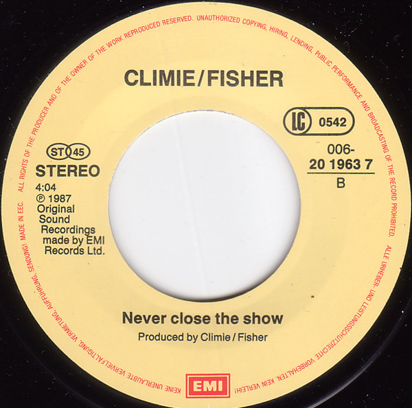 Climie Fisher - Love Changes (Everything) tweedehands 7 inch LP bij Run4Records